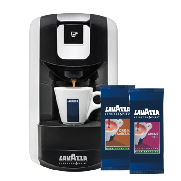 Machine Lavazza EP Mini avec 100 capsules