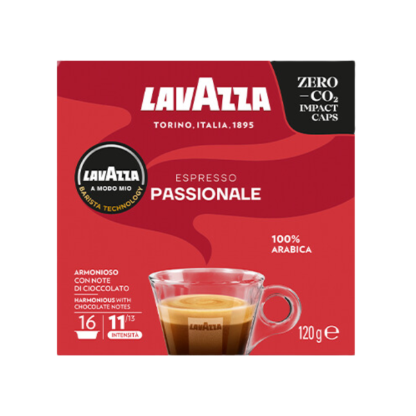 16 capsules Passionale Lavazza A Modo Mio